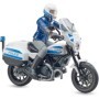 Bruder motocicleta de politie Scrambler Ducati si politist